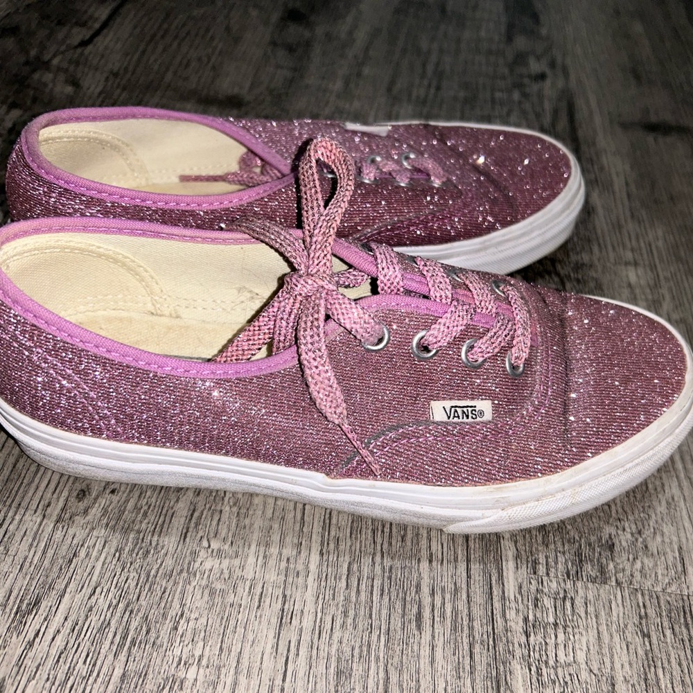 Lurex Glitter Pink Vans